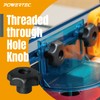 POWERTEC 71484 T-Track Knob Kit w/ 7 Star Threaded 1/4-20