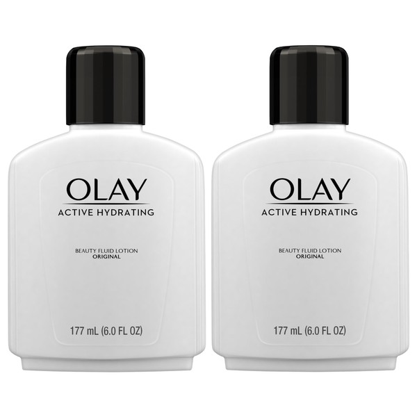 Olay Face Moisturizer, Active Hydrating Beauty Moisturizing Lotion, 6 fl