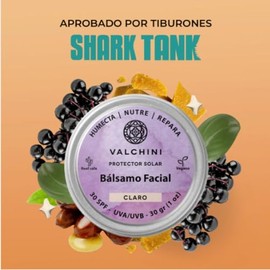 AMMA TIENDITA DE ORGÁNICOS Y NATURALES - Valchini Protector Solar Bálsamo Facial FPS 30 Claro - Daily Care