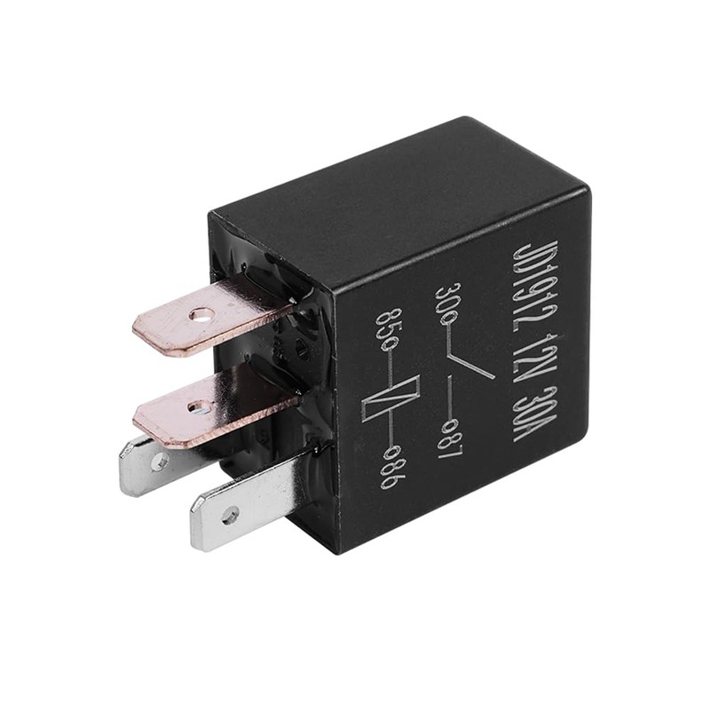 Sarini 2 Pack 4 Pin 12V Relay, 30A Multi-Purpose Automotive