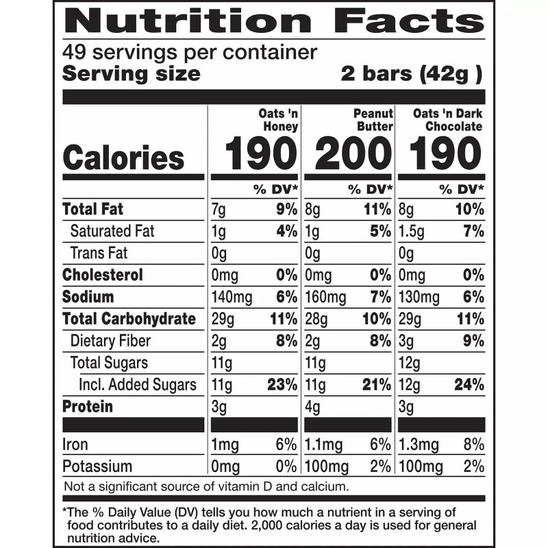 Nature Valley Crunchy Granola Bars Variety Pack, 49 ct. -