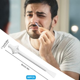 Nose Wax Sticks, Pack of 100 Nose Hair Wax Sticks, Nose Wax Sticks for Nostril Cleaning and Nose Hair Removal, Available for Men and Women, White