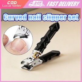 Stainless steel Slanted Nail Clippers Ultra-Sharp Slanted Nail Clippers Set Cutting Ingrown Nails, Dead Skin,Hangnails