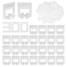 Pack of 300 Pull Tabs Tile Spacers Tile Levelling System Tile Levelling System 1 mm Levelling System Wedges Pull Tabs for Tiles for Wall and Floor Tiles