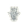 BFA ROCk selenite hamsa bowl - selenite bowl for crystals