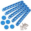 PKEDUO Blue Door Handle Inserts + Push Button Covers Compatible