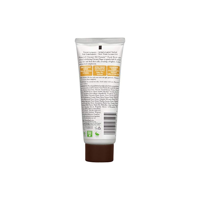 Palmers Coconut Oil Formula Exfoliante Facial con Azcar de Coco,