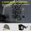 ZAMURANO. Bike Mount Anti-Theft Bicycle Wall Mount Anti-Theft for E-Bikes,