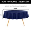 homing Round Vinyl Tablecloth, Plastic Flannel Backed Table Cloth,Waterproof Non-Slip