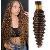 Unipearl Deep Curly Human Braiding Hair for Boho Braids 14