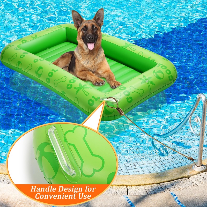 JellyArch Dog Float for Pool Inflatable Dog Pool Float for