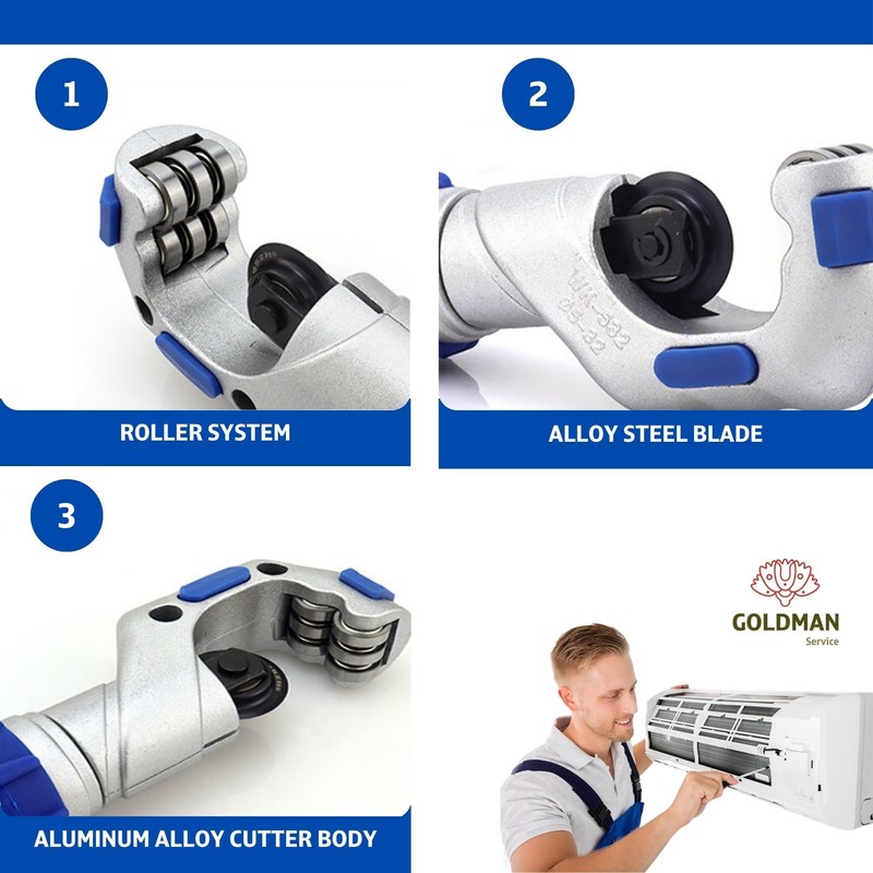 GOLDMAN SERVICE | Copper Pipe Cutter Professional Air Conditioning Plumbing