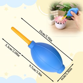 Hpmjz 3Pcs Soft Tip Silicone Air Blower Blaster Pump Dust Cleaner Air Blower Manual Rubber Bulb for Watch Keyboard Cameras Lens Guitars Filters Keyboards Records Cell Phones Cleaning Dust Cleaner Tool