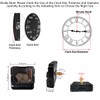6 Pieces High Torque Long Wave Clock Movement Mechanism, Clock