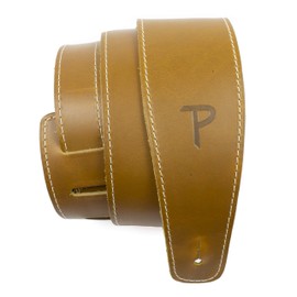 Perri’s Leathers Ltd. - Guitar Strap - Baseball Leather (Series) - Sunflower - Adjustable - For Acoustic/Bass/Electric Guitars - Made in Canada (SP2S-7164)