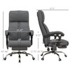 Vinsetto Executive Massage Office Chair with 4 Vibration, Computer Desk