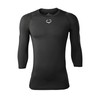 EvoShield Men’s Season Ready Fitted Mid Sleeve Shirts, Black, Medium