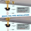 Freestanding Tub Drain Rough-in Kit, Bathtub Drain Kit with PVC