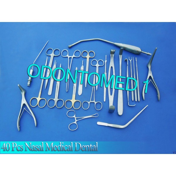 ODM Nasal Set of 40 Instruments Surgical ENT Medical Dental