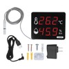 Digital Temperature Humidity Meter with External Probe LED Display Indoor