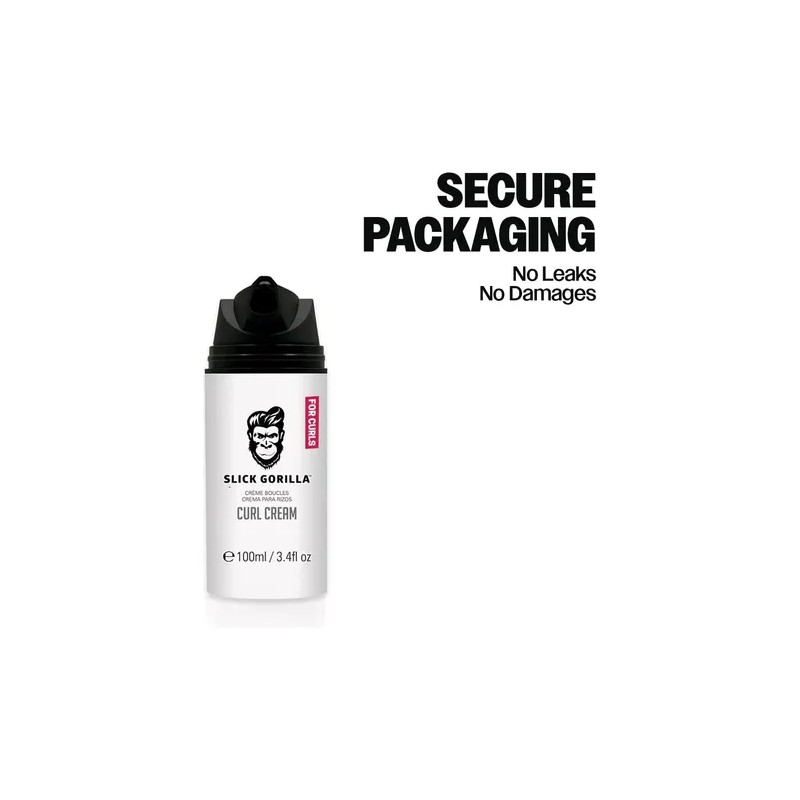 Crema Para Rizos Hombre Slick Gorilla 100ml Antifrizz