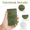 7pcs Waterproof Notebook, 3 X 5 Inch Pocket Notebook with
