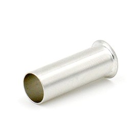 Baomain AWG 6 / 16mm² Long: 18mm Wire Copper Crimp Connector Non Insulated Ferrule Pin Cord End Terminal EN16-18mm Pack of 100