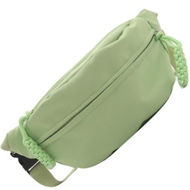 songhe Men's Body Bag, Women's, Lightweight, Unisex, Compact, Crossbody Bag, Canvas, Large Capacity, Lightweight Shoulder Bag, Unisex, Waist Pouch Travel, green (light green)