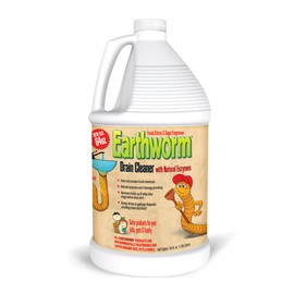 Earthworm Drain Cleaner - Drain Deodorizer - Natural and Family-Safe - 64 fl oz