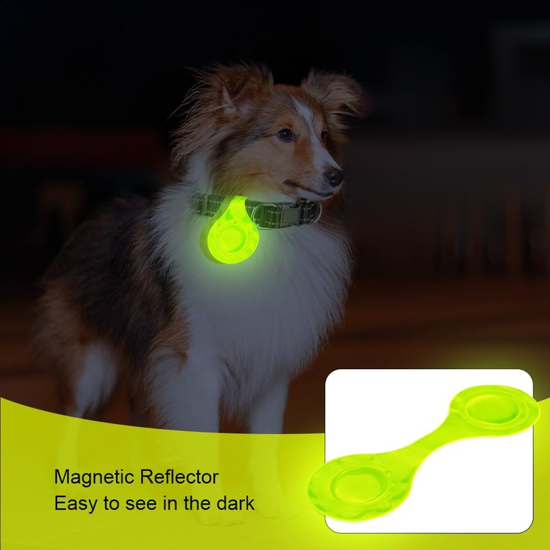 flintronic 6 PCS Reflective Magnetic Clips, Magnetic Reflector Clips, Night