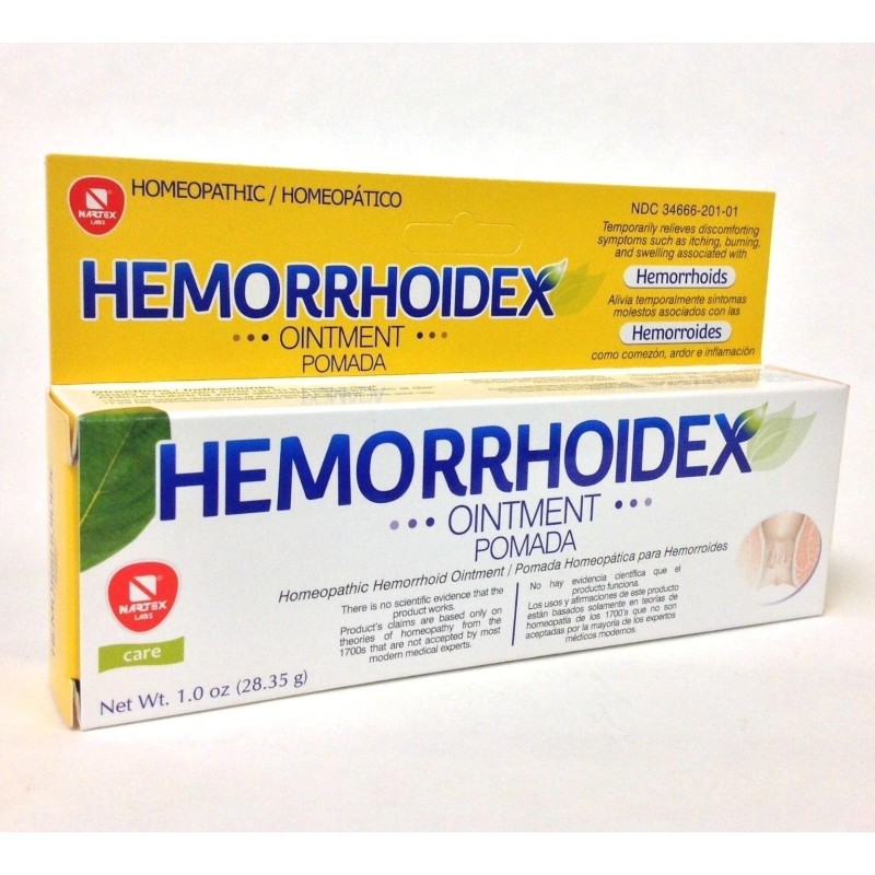 hemorrhoidex 2 HOMEOPATHIC HEMORRHOIDEX OINTMENT 1.0 oz