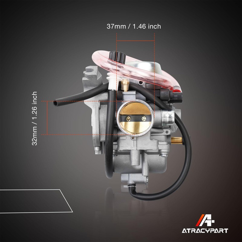 LTF400 Carburetor Replacement Compatible with 2002-2007 Suzuki LT-F400 Eiger 400