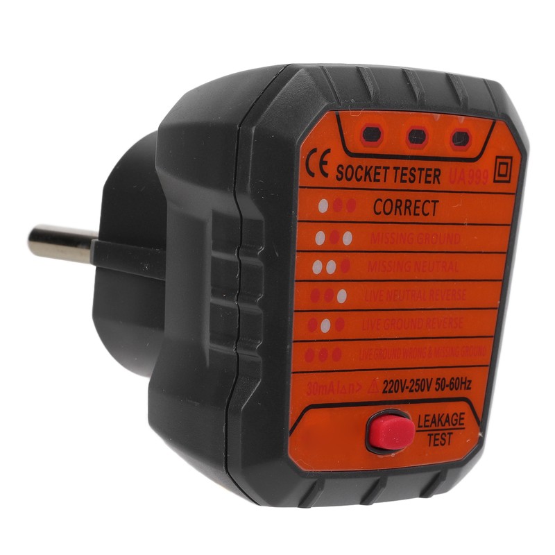 Socket Tester Multifunction Electric Socket Tester Mains Fault Checker Tool
