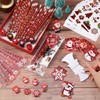 Dianelhall 168 Pcs Christmas Stationery Party Favors Bulk Christmas Buffalo