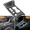 LEXLEY 2Pcs Red Style Gear Shift Frame Console Panel Trims