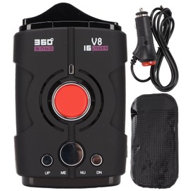 360 Degree Car Radar Detector Anti Reconnaissance Scanning Device Universal Voice Alarm 12V Vehicle Radar Scanner