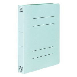 Kokuyo flat file Paper Cover Resin Binding Hardware 2 Hole A4 400 Sheets Accommodate Blue Flat – X10B
