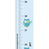 Mom Approved® Peekaboo Growth Charts [Blue Owl] Track & Measure