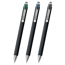 Sakura Crepas GBR355-3 Gel Ink Ballpoint Pen Ballpoint Sign iD Plus 3 Color Set 0.5mm