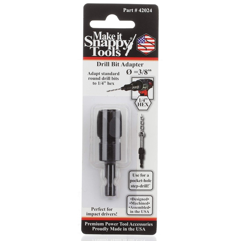 Make it Snappy Tools 3/8 Inch Quick Change Drill Bit