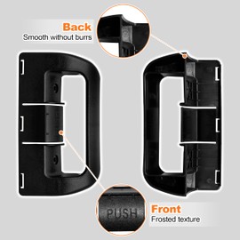 WEHOPE 3851174023 Refrigerators Door Handle Replacement for DM2652/ DM2663/ DM2862/ RM2652/ RM2662/ RM2663/ RM2852/ RM3662/ RM3663 /RM3863/ RM3862 Dometic Fridge, Black