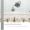 VILLCASE Resin Teapot Clock Mold for Wall - DIY Resin