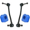 TRQ Front Suspension Kit Sway Bar Bushing Set Sway Bar