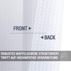 TOPICK White Kitchen Curtains 36 Inch Curtains Waffle Weave Textured
