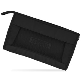 MGDAMVIRON mesh zipper bag, cosmetic bag, portable travel with zipper and inner pocket, washable quick-drying bathroom toiletries bag, suitable for daily life, travel and dormitory