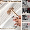Faucet Mat for Kitchen Sink, Diatomite Super Absorbent Fast Drying
