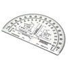 MTT PL RA 6IN Protractor with Degrees and mils, Graduated