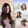 Invisible Wire Hair Extensions with Transparent Wire Adjustable Size 4