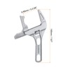 HARFINGTON Adjustable Wrench 7.67" Aluminium Alloy Wrench Set Universal Spanner