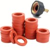 20 Pack Garden Hose Washers – 3/4 Inch Red Rubber